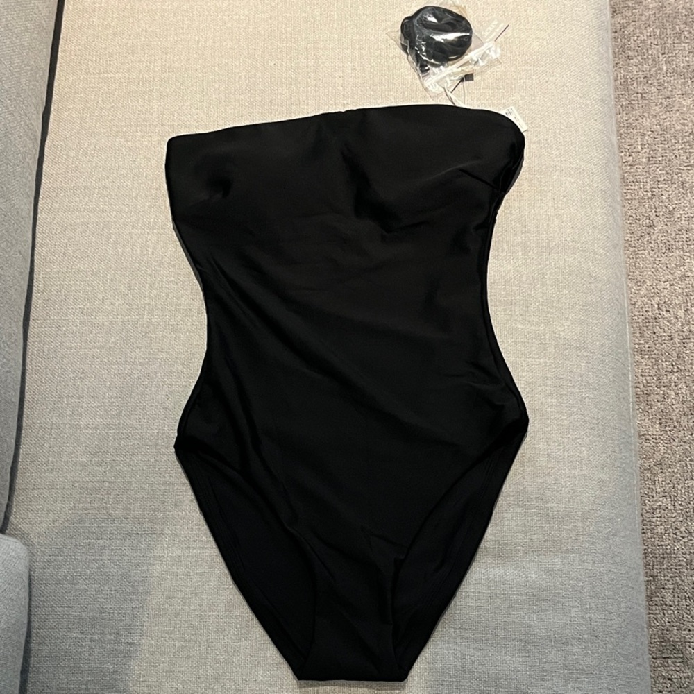 J. Crew Gemma Bandeau One-Piece in Classic Sculpt™
